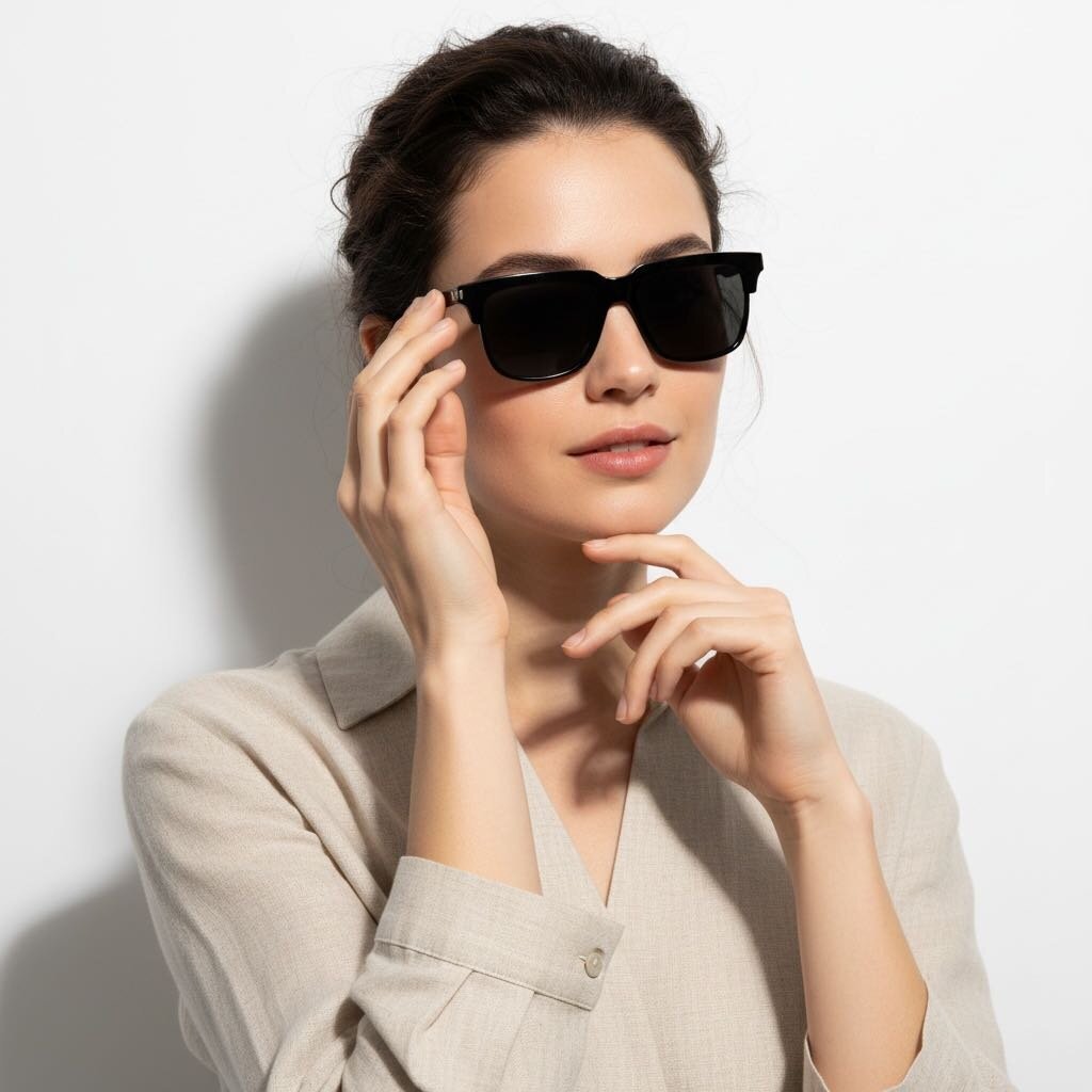 Saint Laurent YSL SL420 Sunglasses Black – Urban Exchange