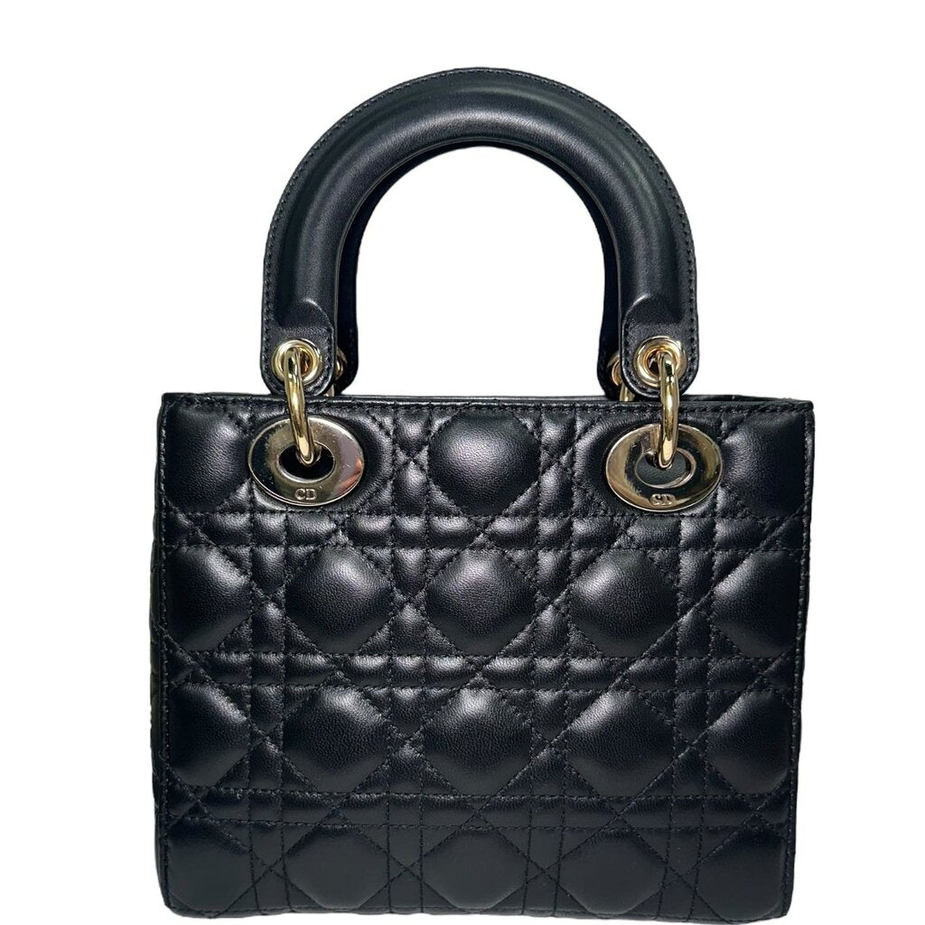 マ*ス様 lady dior my abc dior レディディオール Christian Dior Lambskin Cannage My ABC Dior Lady Dior Black