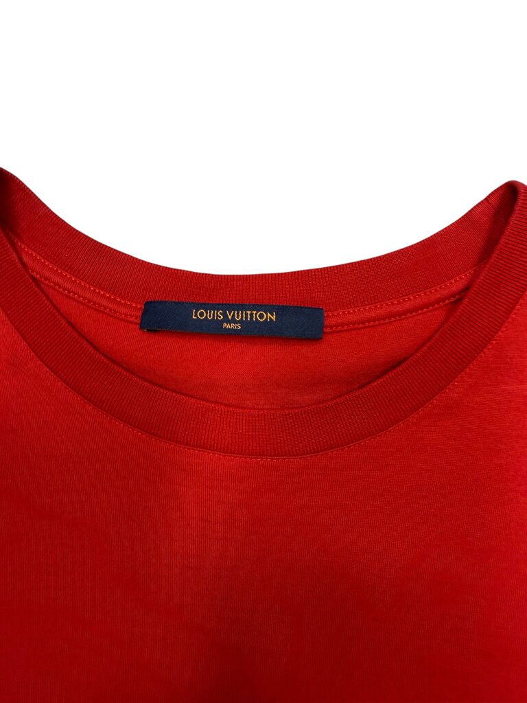 Louis Vuitton Classic Men's TShirt Logo Red Large – Urban Exchange