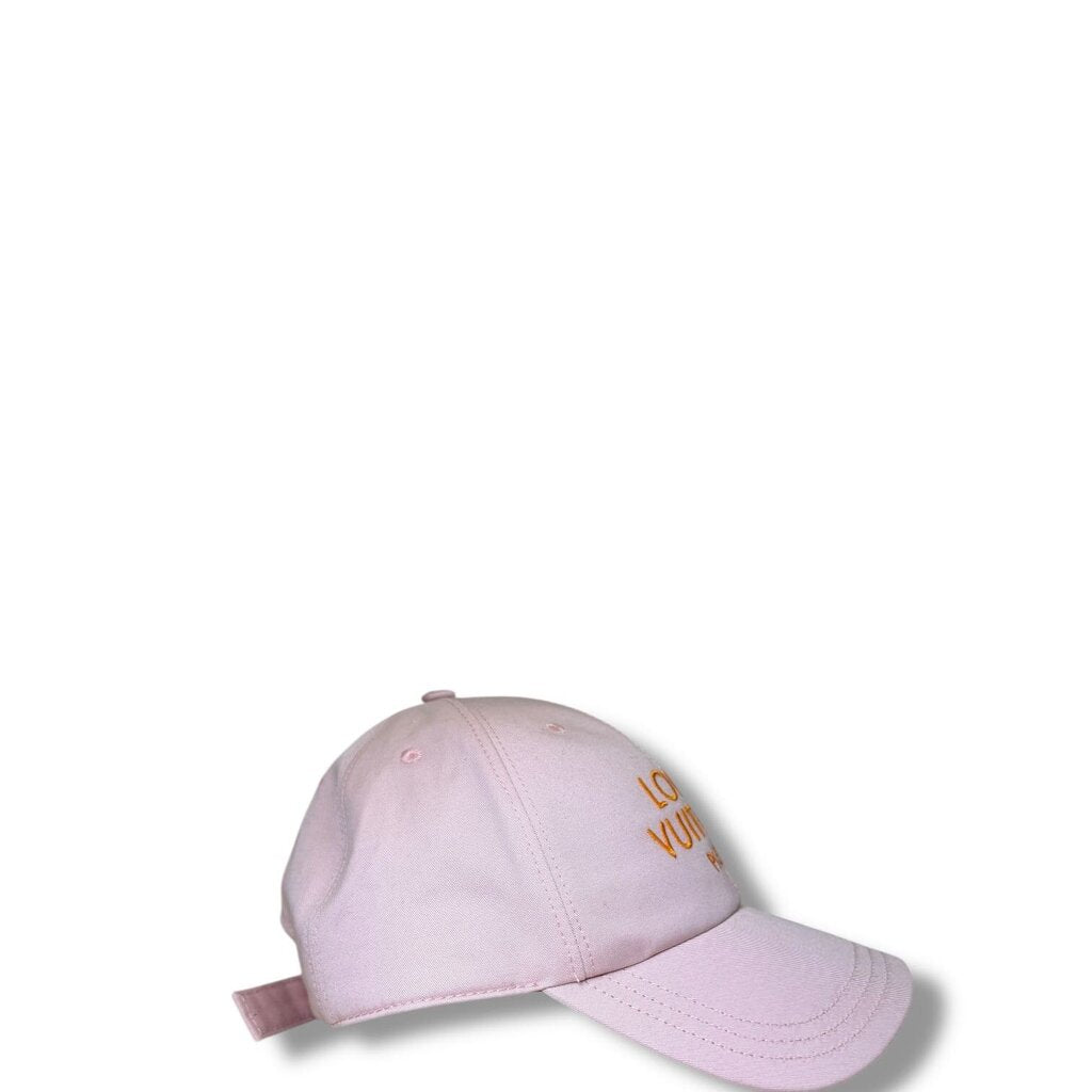 Louis Vuitton My LV Paris Cotton Baseball Cap Hat Pink Small