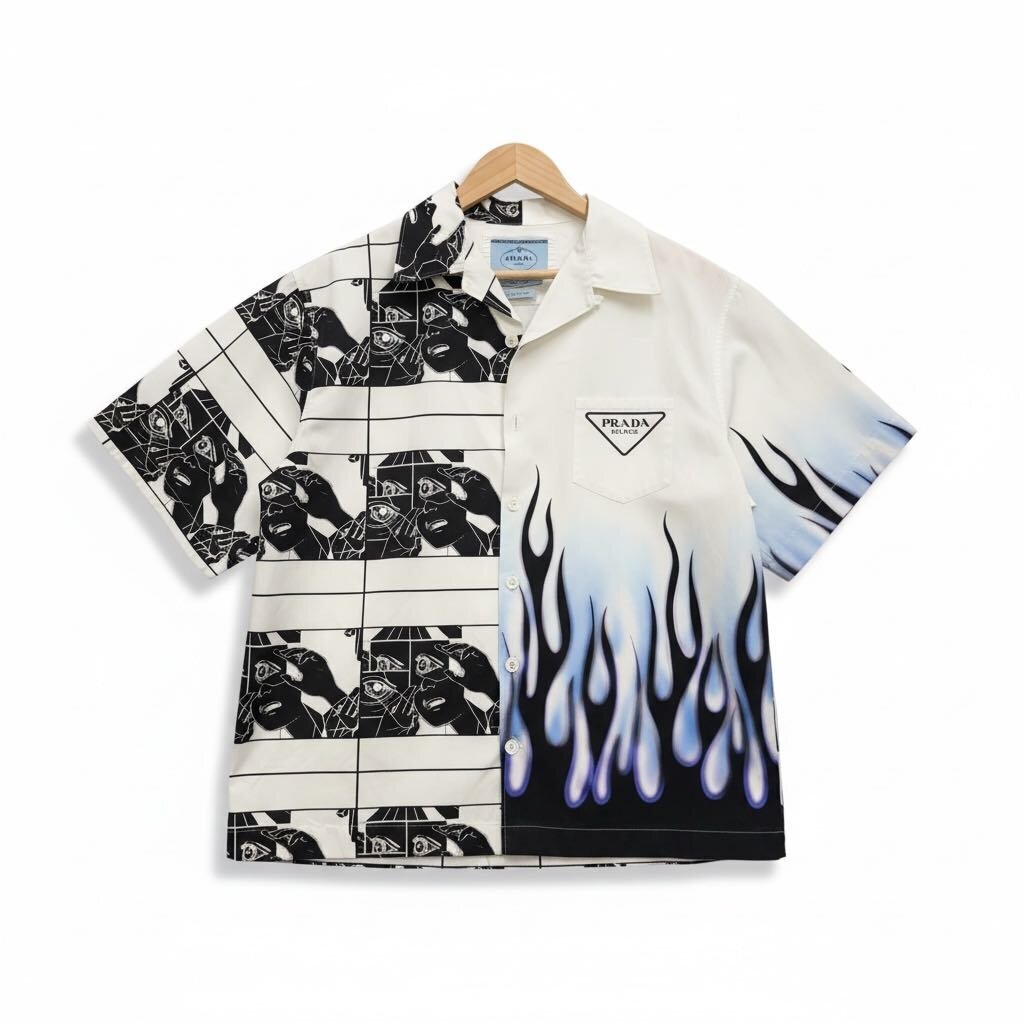 omocha1963yoshi様 ベリカードセット② Prada Double Match Flames White Large – Urban Exchange