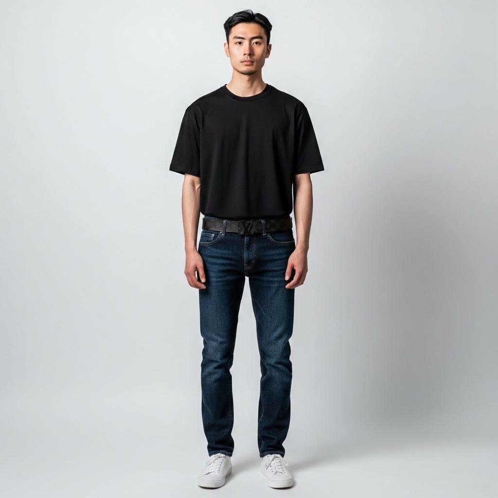 Louis Vuitton LV Initiales 35mm Reversible Belt Monogram Eclipse 90