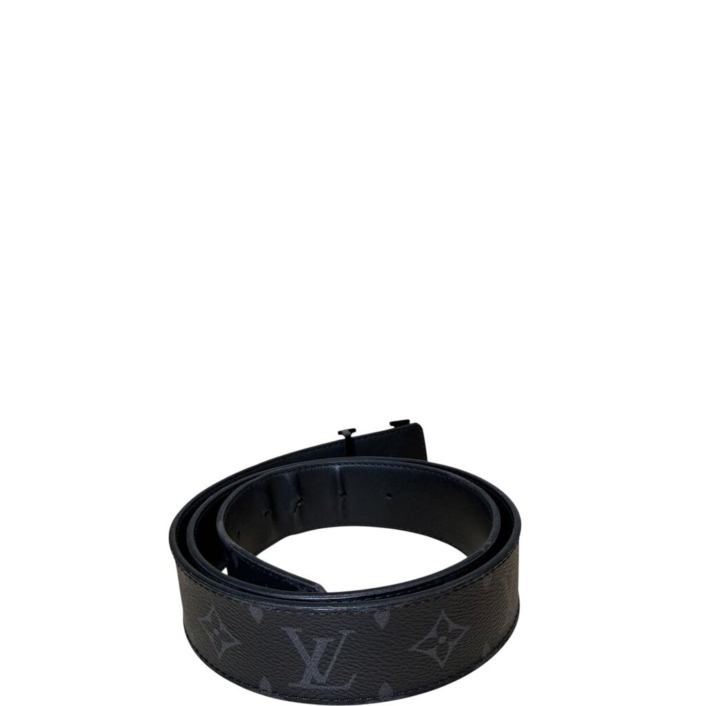 Louis Vuitton LV Initiales 35mm Reversible Belt Monogram Eclipse 90