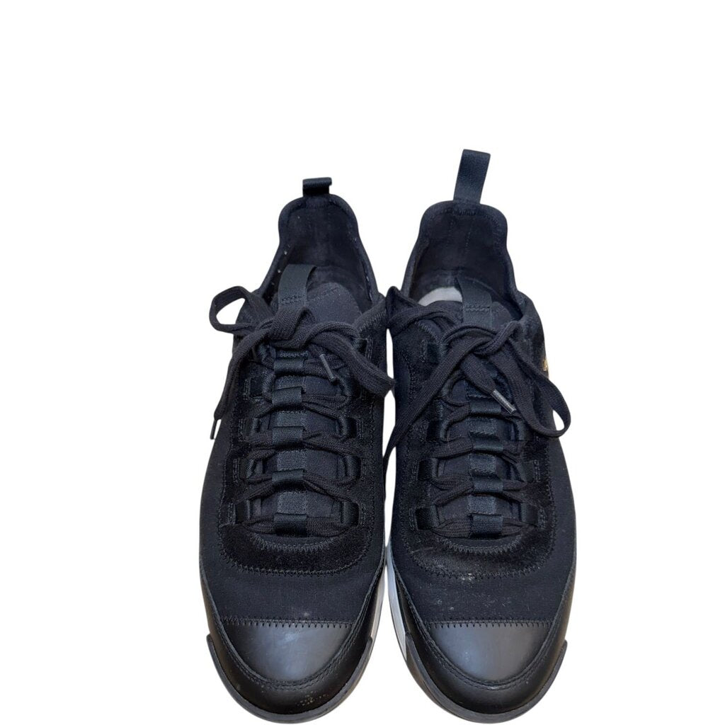 Chanel Velvet Calfskin Mixed Fibers CC Sneakers Black 41.5 – Urban