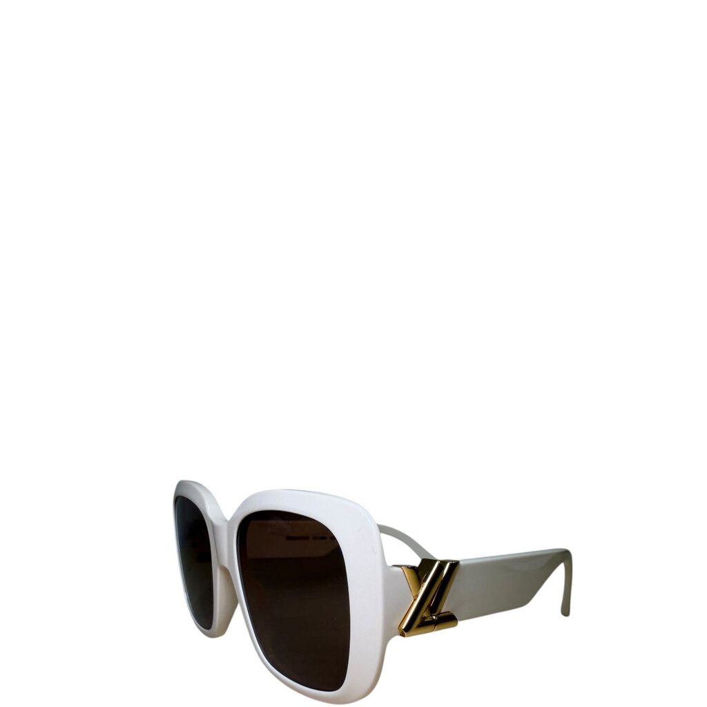 Louis Vuitton Acetate LV GO-14 XL Square Sunglasses Z2148W Cream