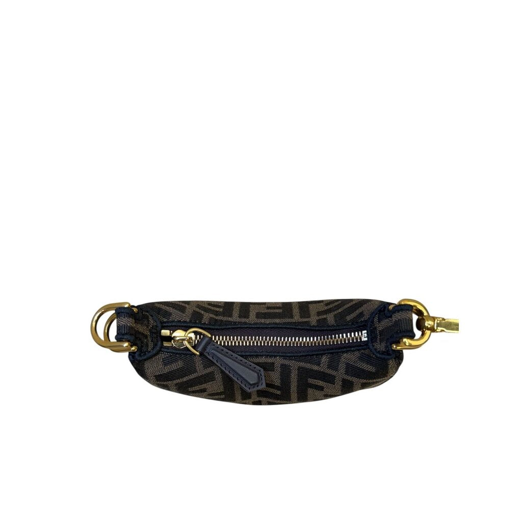 Fendi Fabric Jacquard FF Fendigraphy Bag Brown Nano – Urban Exchange