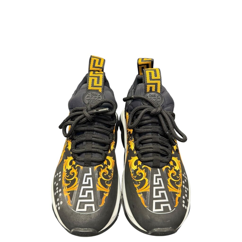 靴 Versace Cross Chainer Versace Cross Chainer Printed Runners Black 36.5 – Urban Exchange