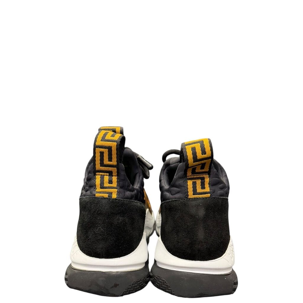 靴 Versace Cross Chainer Versace Cross Chainer Printed Runners Black 36.5 – Urban Exchange