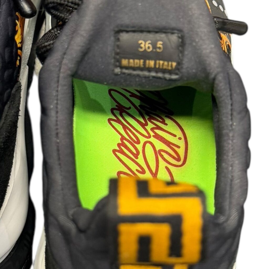 Versace Cross Chainer Printed Runners Black 36.5 – Urban Exchange