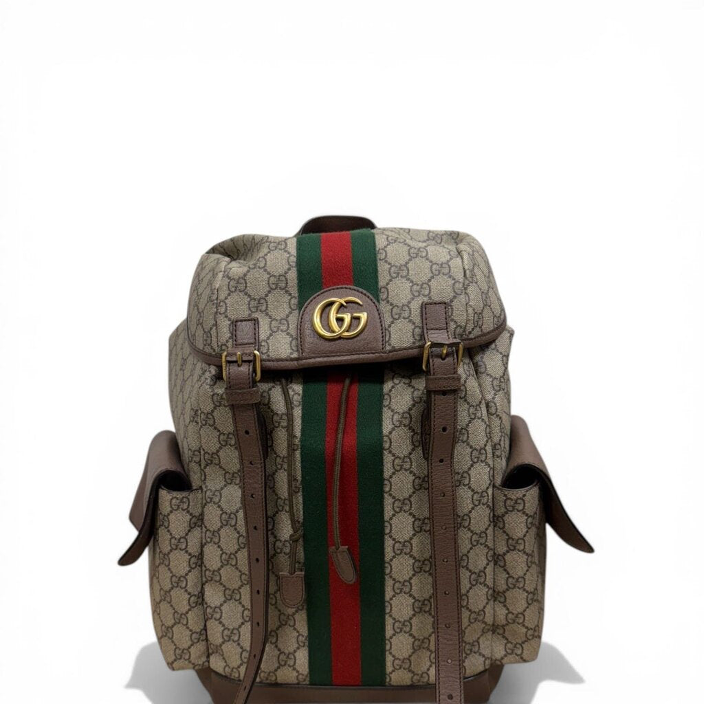 Gucci GG Web Supreme Ophidia Backpack Monogram Large – Urban Exchange