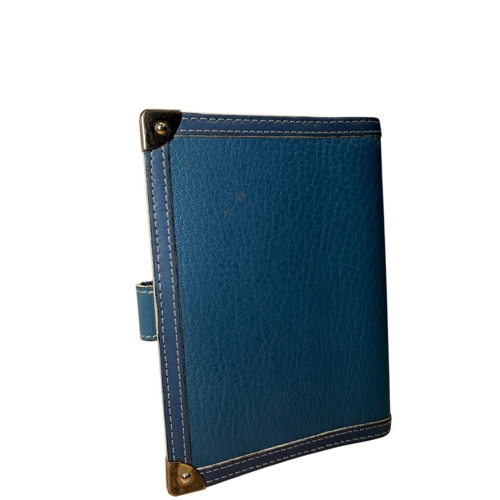Louis Vuitton Suhali Leather Agenda Planner Cover Blue PM – Urban