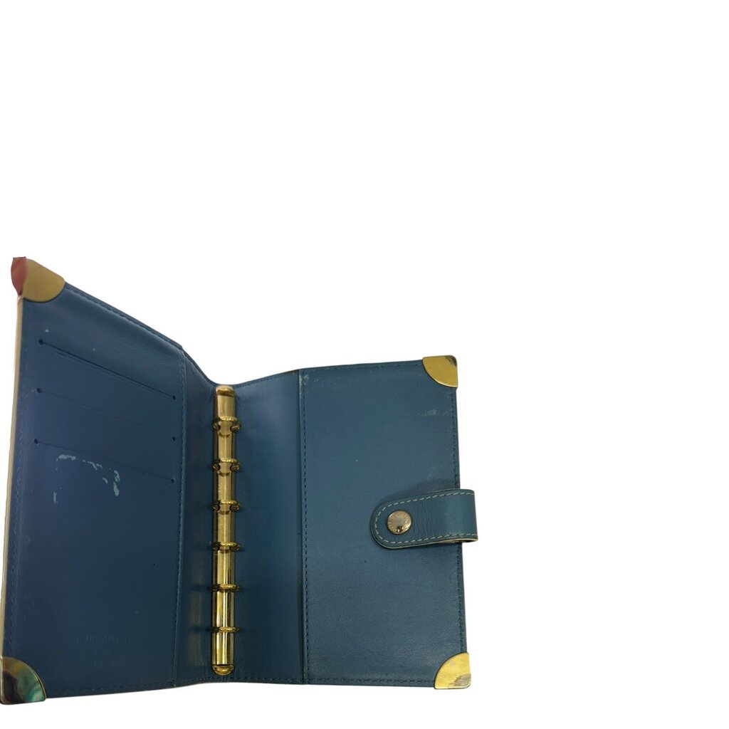 Louis Vuitton Suhali Leather Agenda Planner Cover Blue PM – Urban