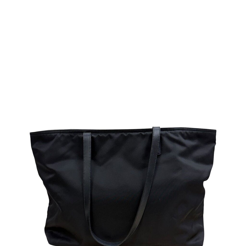 Prada Re- Edition 1978 Re- Nylon and Saffiano Tote Black Large