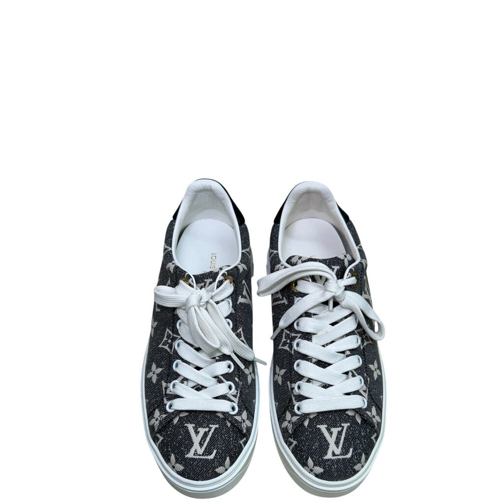 Louis Vuitton Time Out Monogram Canvas Sneakers Gray 36 – Urban