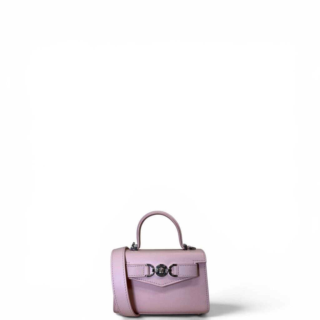 Versace Leather Medusa 95 Top Handle Bag Pink Small – Urban Exchange