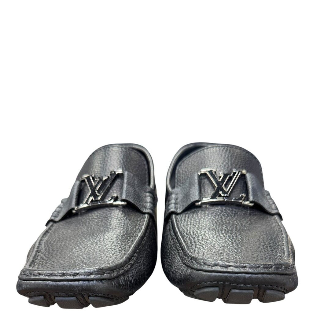Louis Vuitton Men's Leather Monte Carlo Moccasin Loafers Black