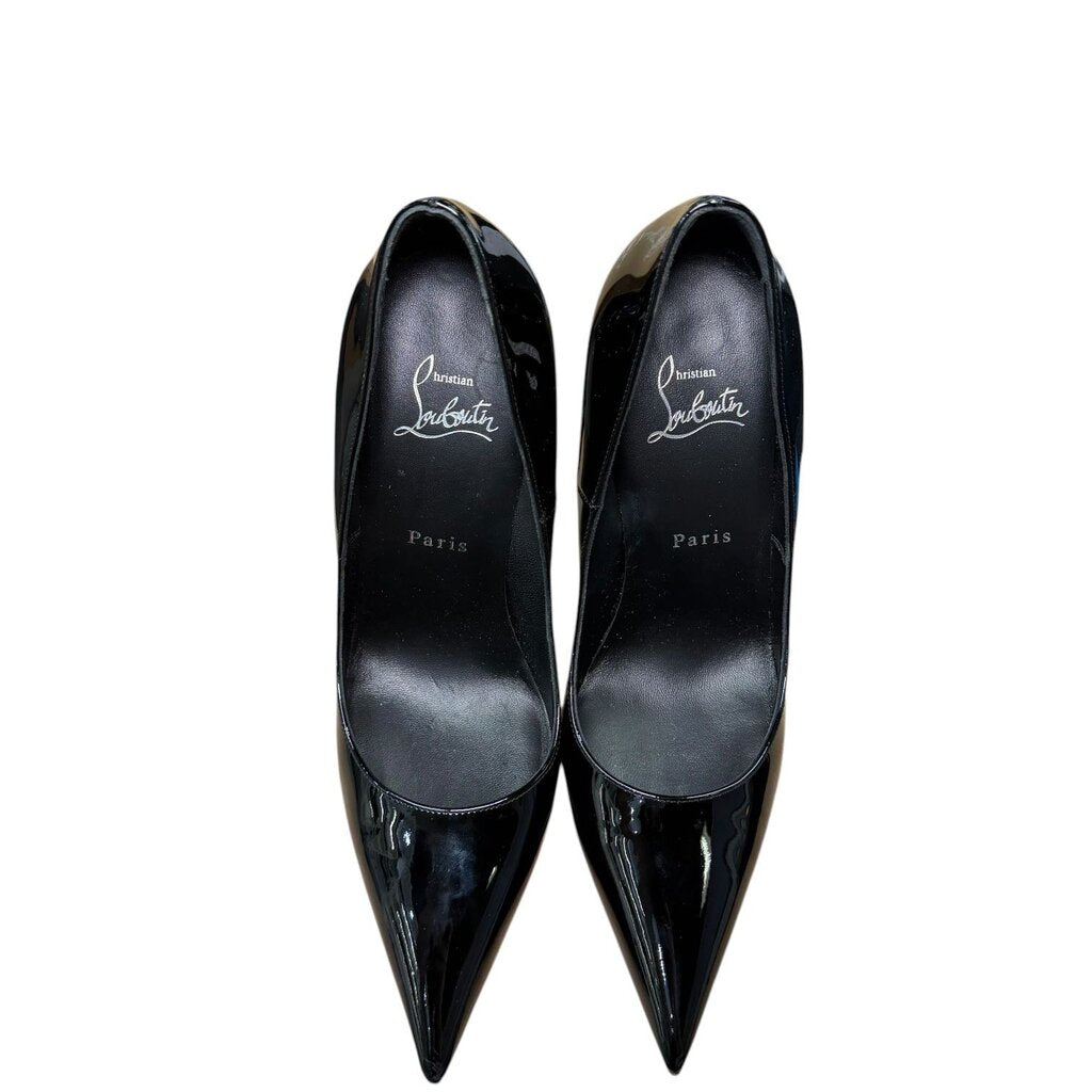 Christian Louboutin Miss Z Patent Leather 120 Heels Black 38