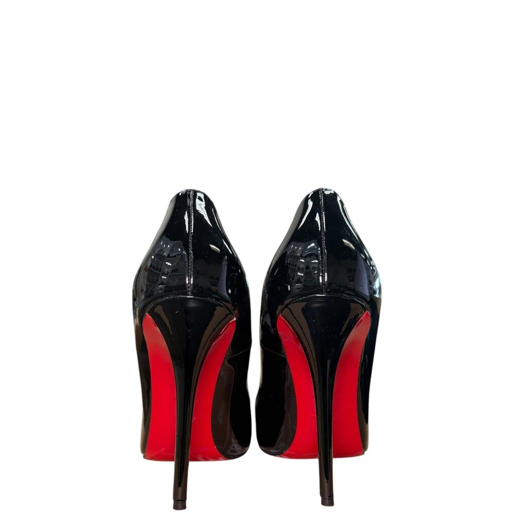 最終値下げ！Christian Louboutin ブラック ハイヒール Christian Louboutin Miss Z Patent Leather 120 Heels Black 38