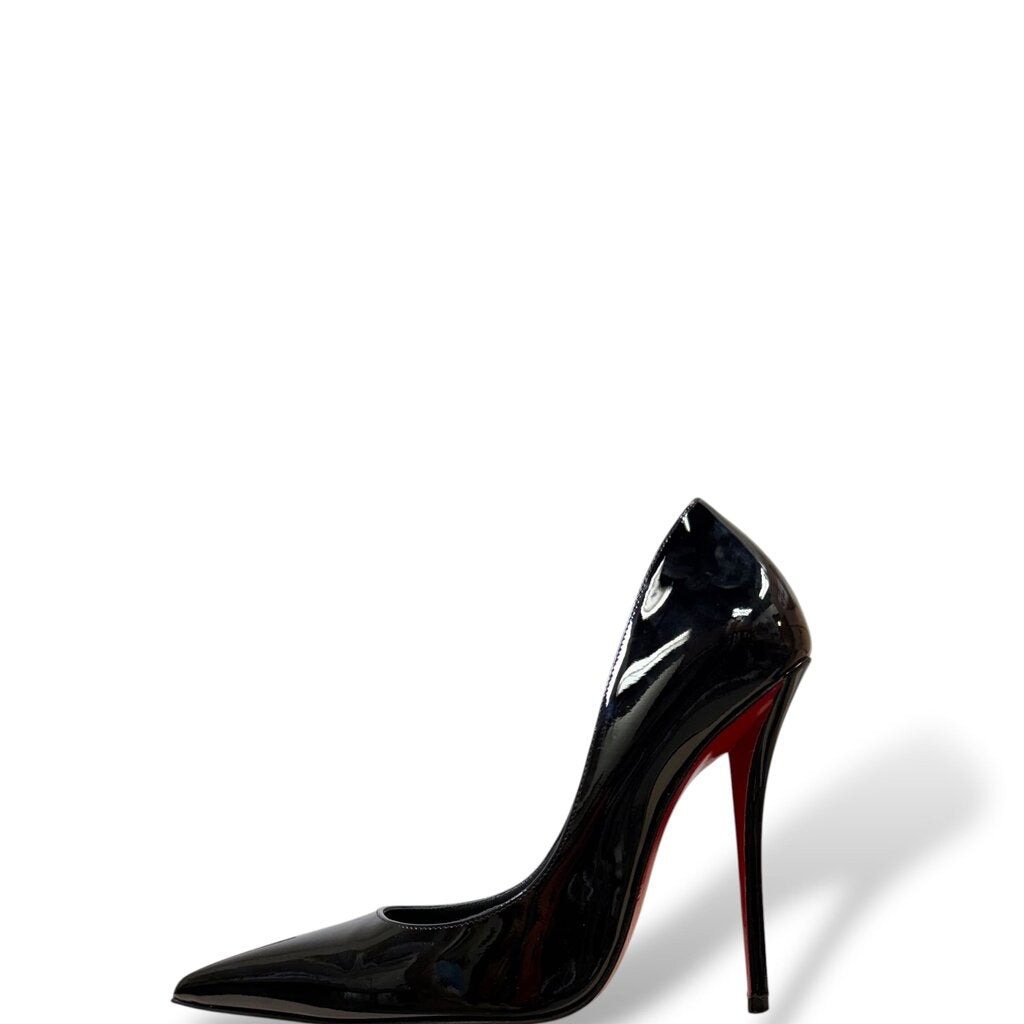 Christian Louboutin Miss Z Patent Leather 120 Heels Black 38