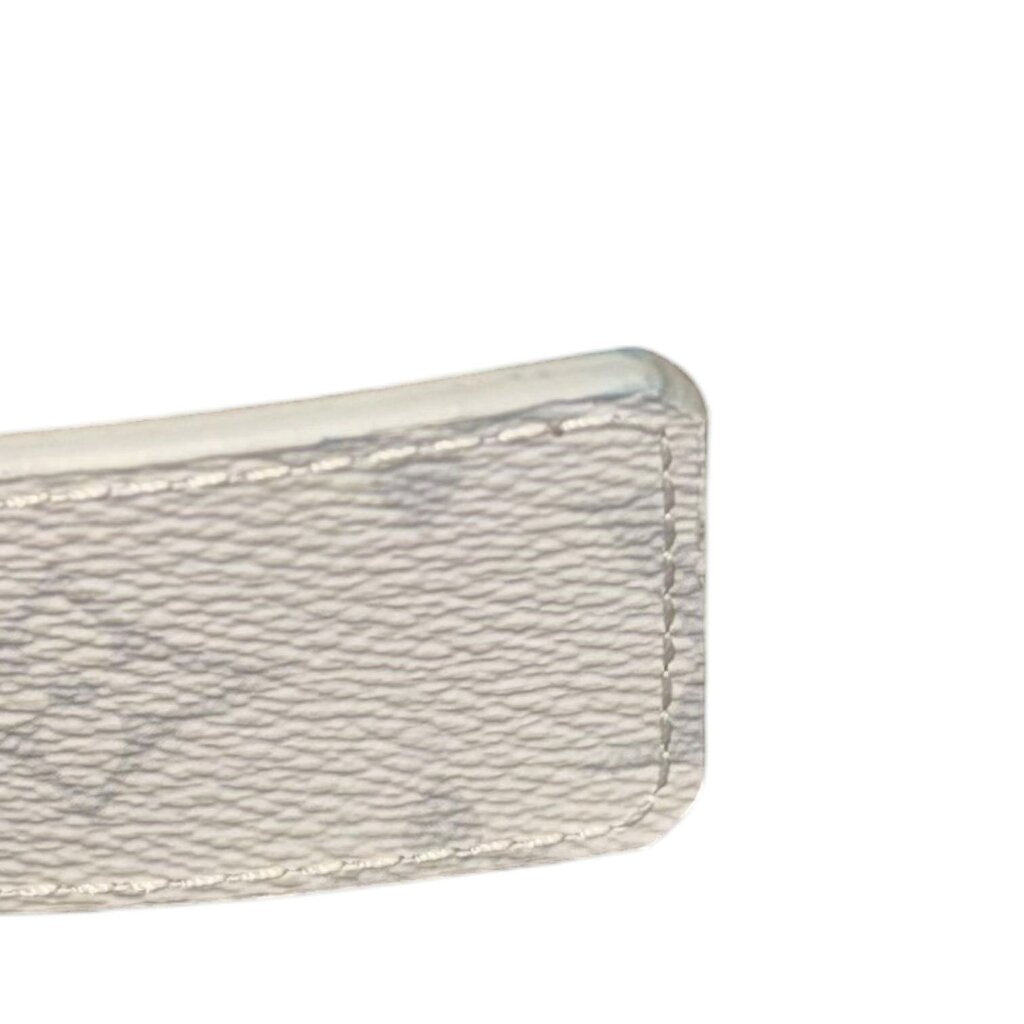 Louis Vuitton LV Taigarama Initials Reversible Belt White 90