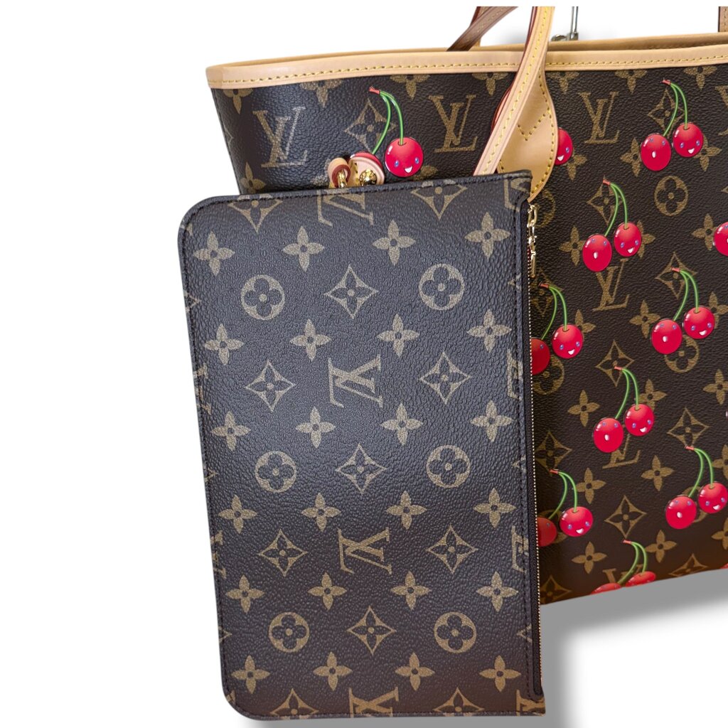 fysayukoです。他の方のご購入はお控えください。Louis V Louis Vuitton LV X TM Monogram Cerises Neverfull Monogram MM