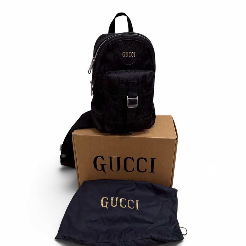 Gucci GG Nylon Off the Grid Sling Backpack Black – Urban Exchange