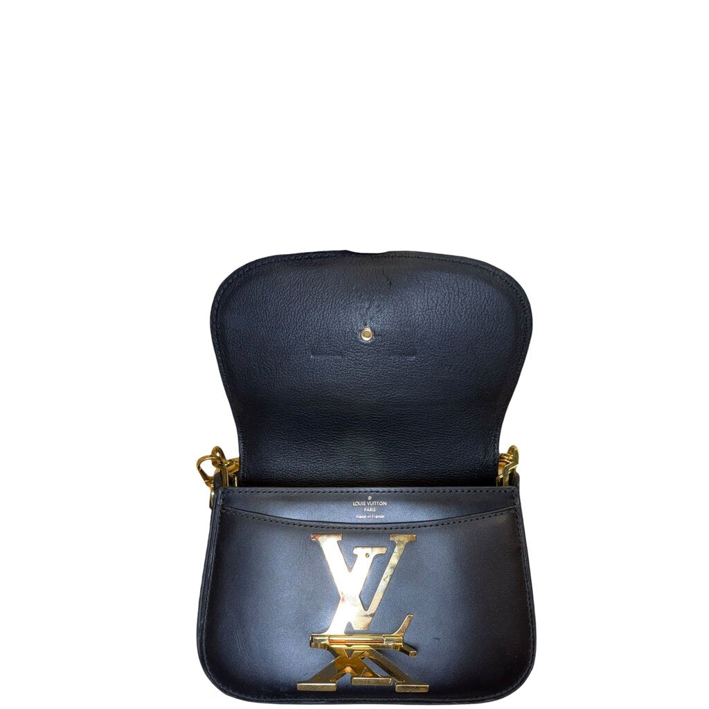 Louis Vuitton LV Vivenne Smooth Calfskin NM Shoulder Bag Black