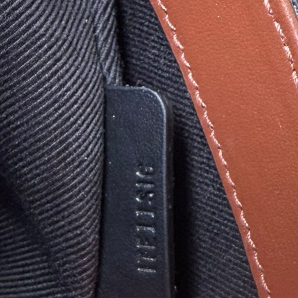Burberry Nova Giant Check E-Canvas Crossbody Bag Dark Birch